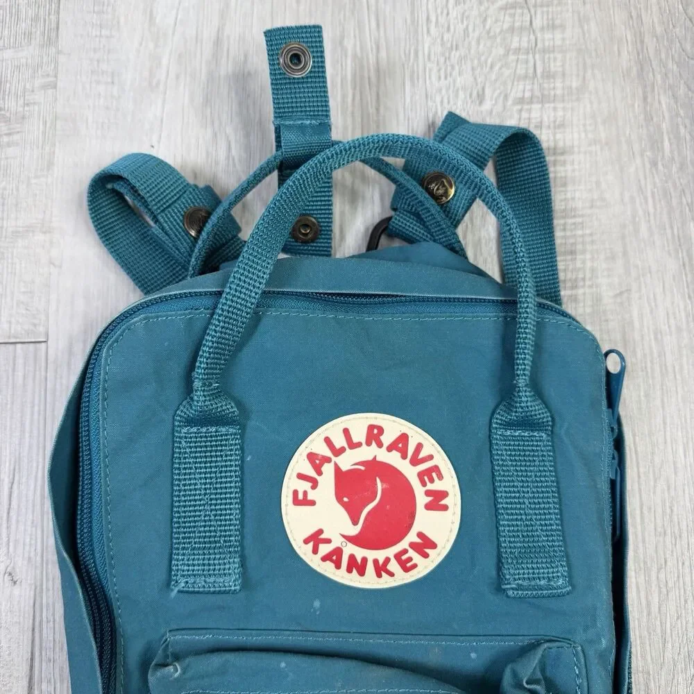 Teal Kånken Mini Backpack